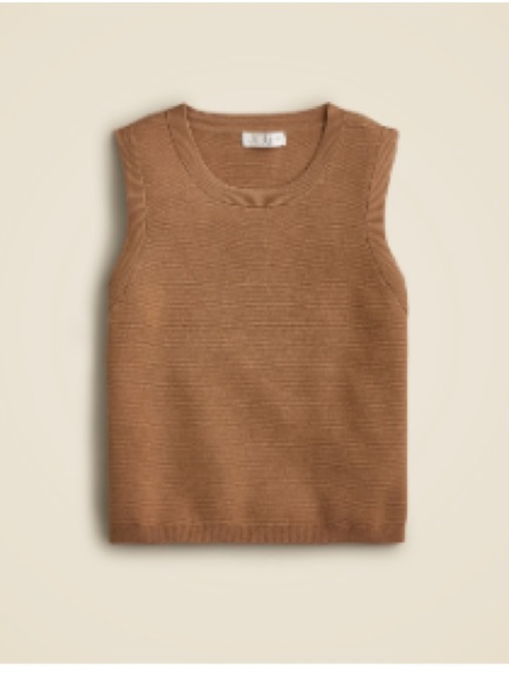 J. Crew TENCEL vest in Camel